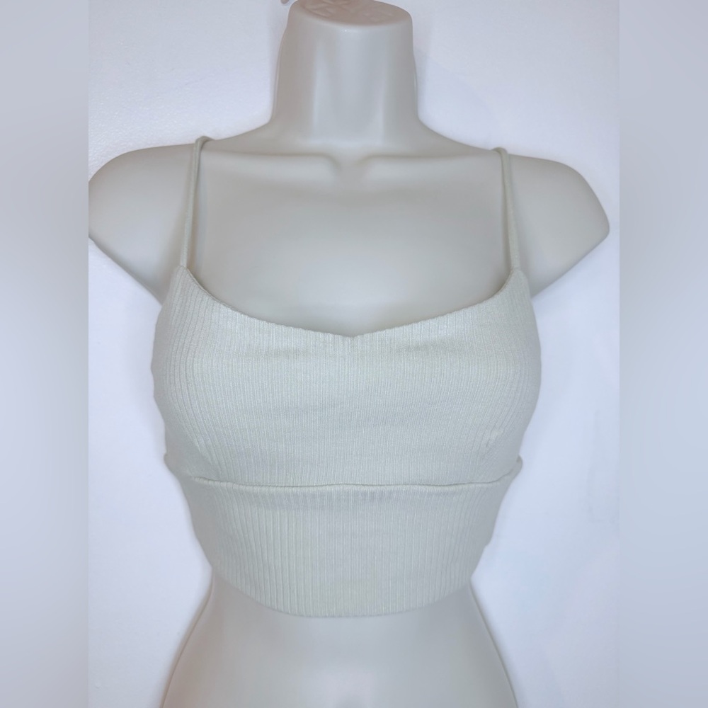 Elodie - Beige - Cropped Top Bralette- SIZE S - New With Tags!